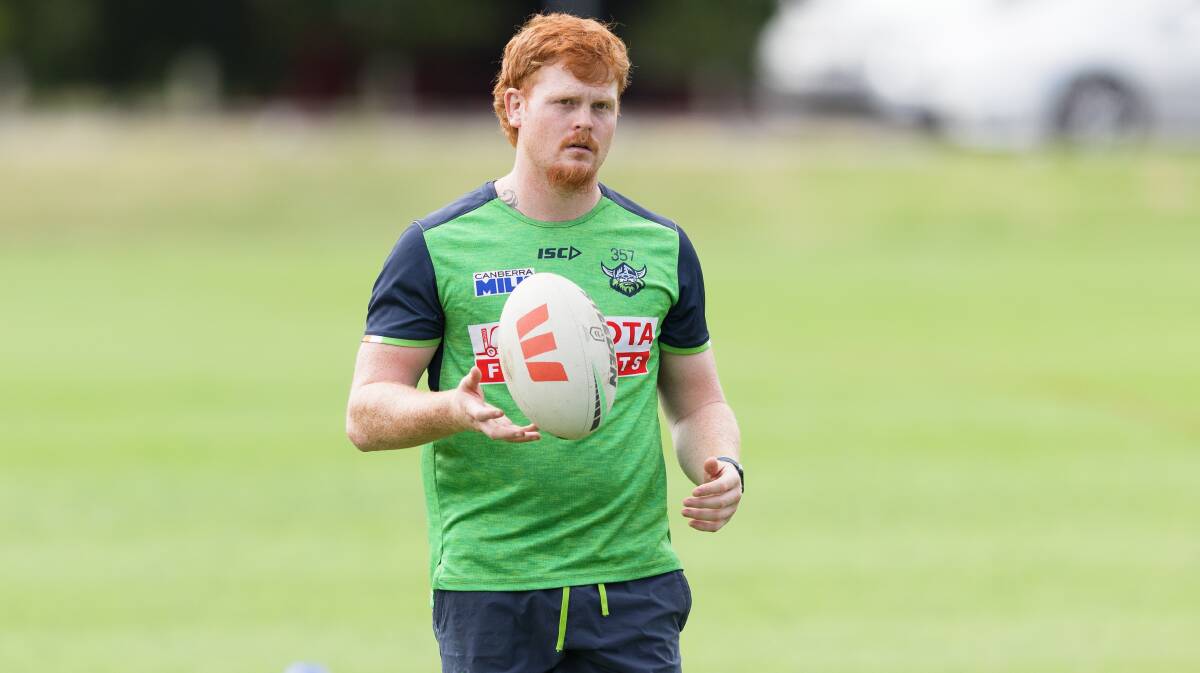 Corey Horsburgh in action at training. Picture by Sitthixay Ditthavong