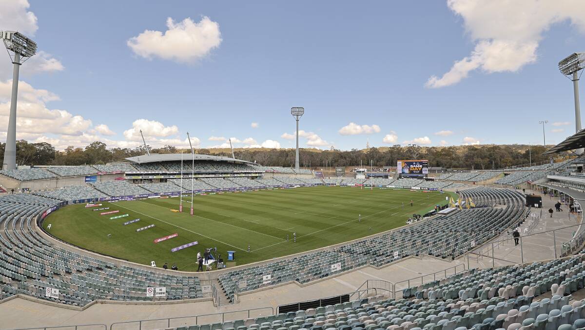 Canberra Stadium has been the home of the Raiders for more than 30 years. Picture by Keegan Carroll