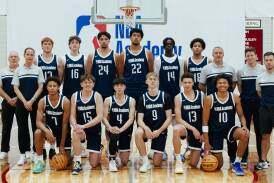 The NBA Global Academy team featuring several future Aussie stars. Picture NBA Global Academy