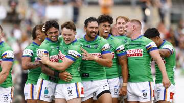 The Canberra Raiders are in the top eight. Picture by Keegan Carroll