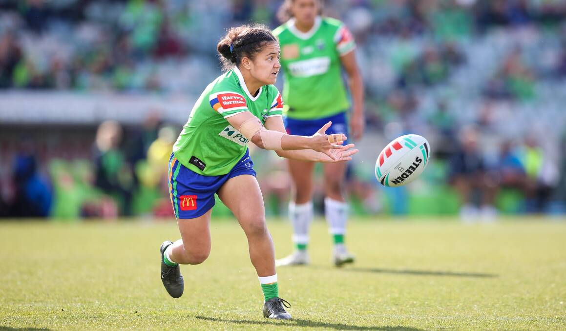 NRLW Canberra Raiders' hooker Chanté Temara. Picture by Sitthixay Ditthavong