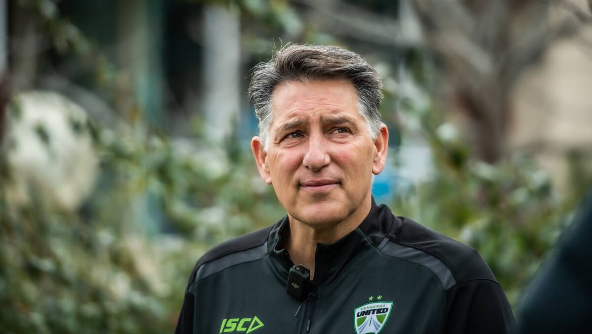 Canberra United head coach, Njegosh Popovich. Picture by Karleen Minney.