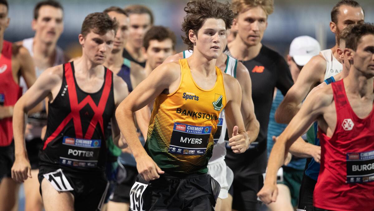 Canberra track star Cameron Myers sets 3000m records as coach Lee