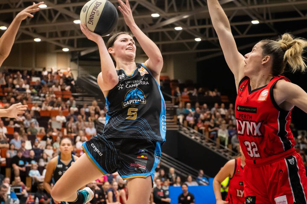 Jade Melbourne was on fire in the Capitals' last game of the year. Picture by Elesa Kurtz