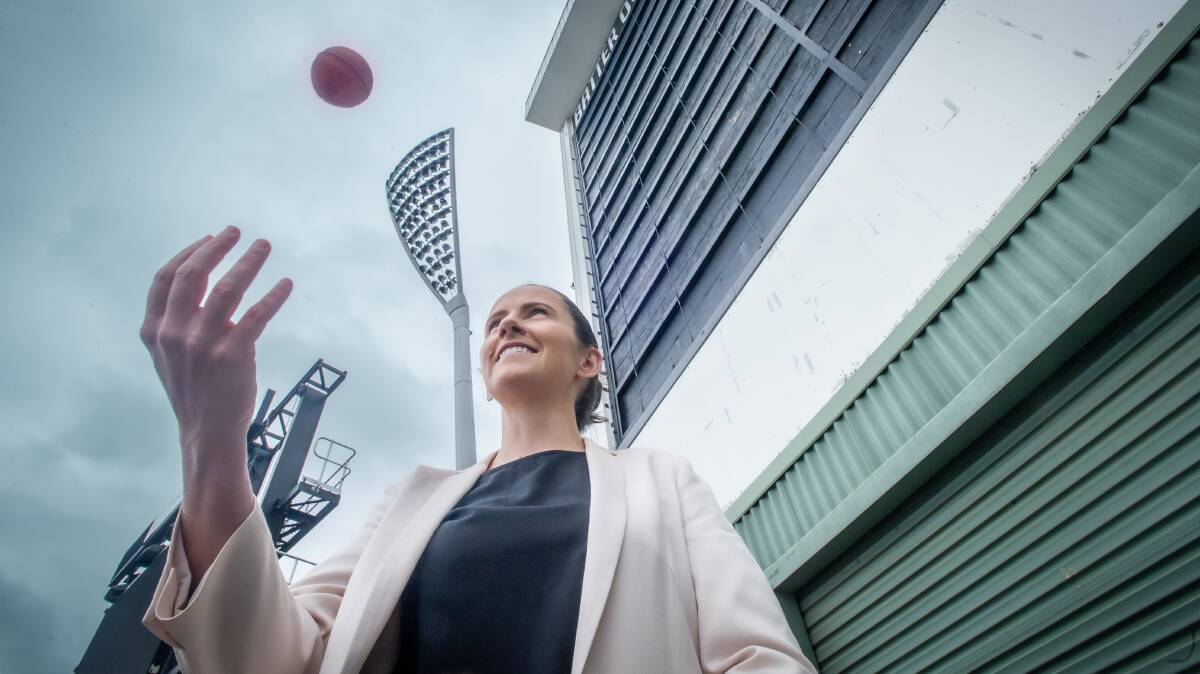 Olivia Thornton, Cricket ACT chief executive. Picture by Karleen Minney.