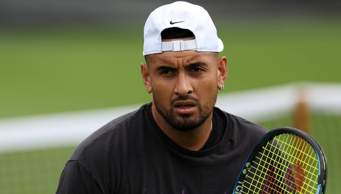 Nick Kyrgios wants to face top stars at Wimbledon. Picture Getty Images