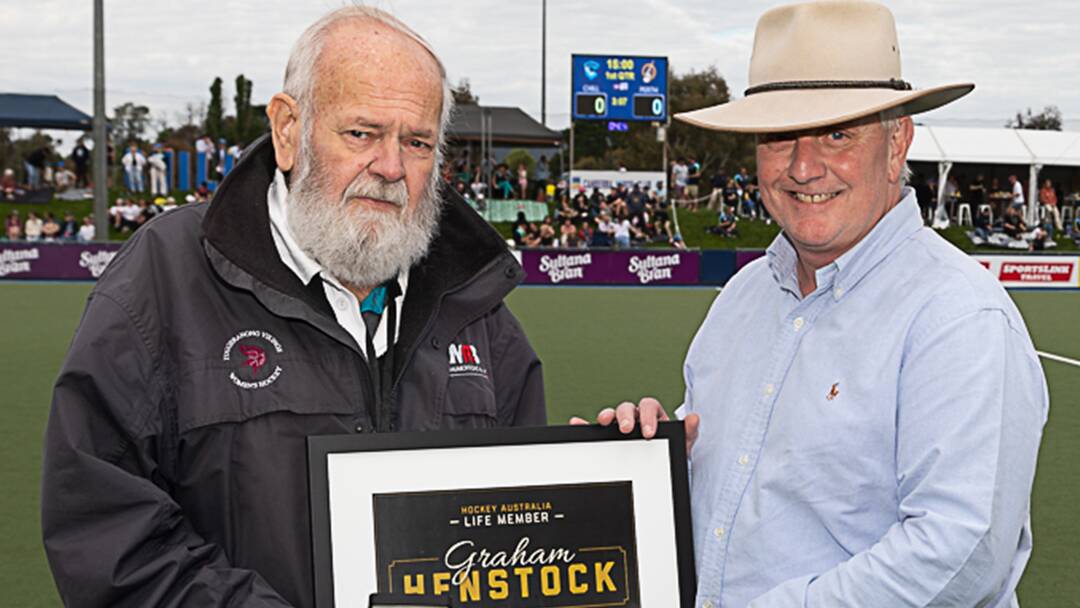 Graham Henstock is a Hockey Australia Life Member. Picture Supplied