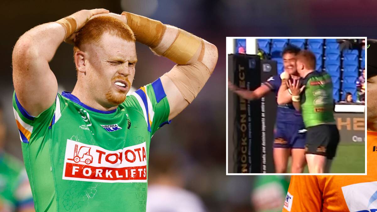 Corey Horsburgh is facing a match ban for headbutting and punching. Pictures by Keegan Carroll, Fox Sports