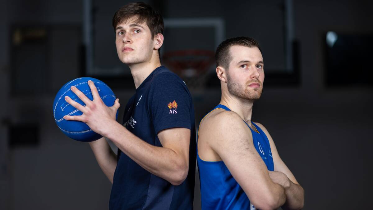 Basketball brothers James and Alex Toohey will be on opposite sides on Thursday night. Picture by Gary Ramage