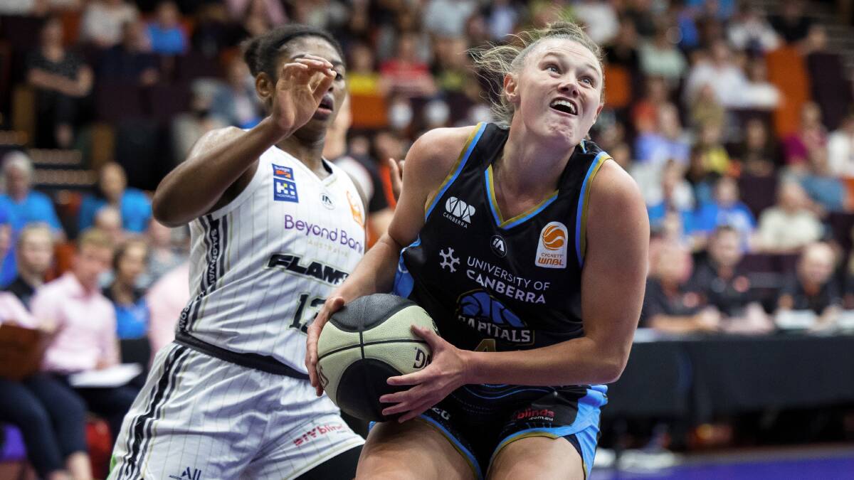Capitals guard Nicole Munger has re-signed. Picture by Sitthixay Ditthavong