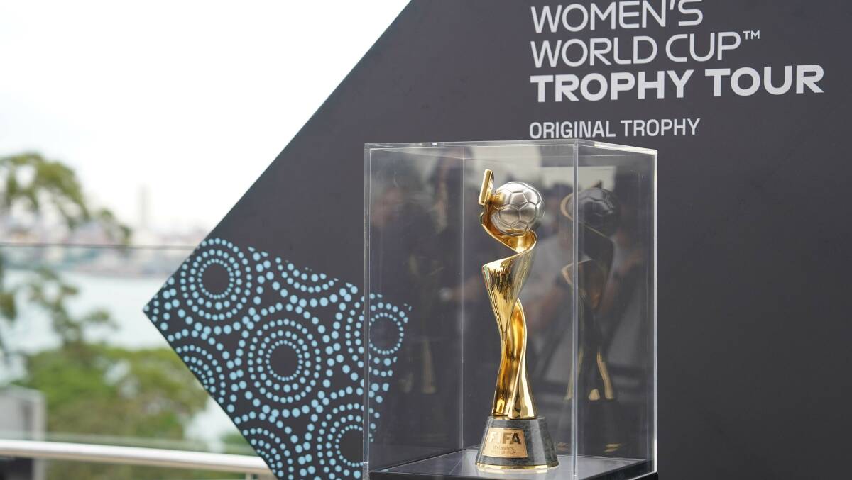 The FIFA Women's World Cup trophy. Picture Getty Images
