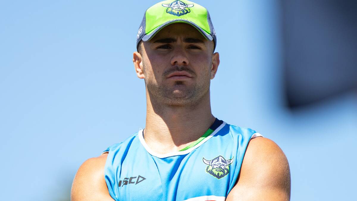 Harley Smith-Shields is hungry to play NRL again. Picture Raiders Media