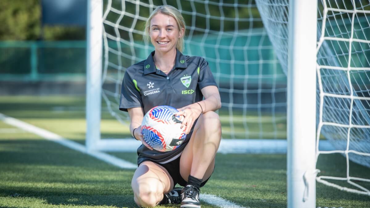 New Canberra United signing Cannon Clough. PIcture by Karleen Minney
