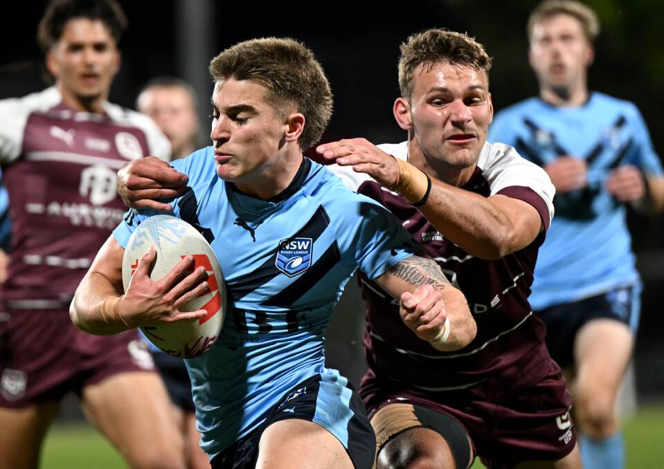 Chevy Stewart in action for NSW. Picture NRL Photos