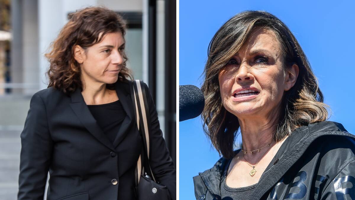 Lisa Wilkinson, right, and defamation barrister Sue Chrysanthou. Pictures by Karleen Minney