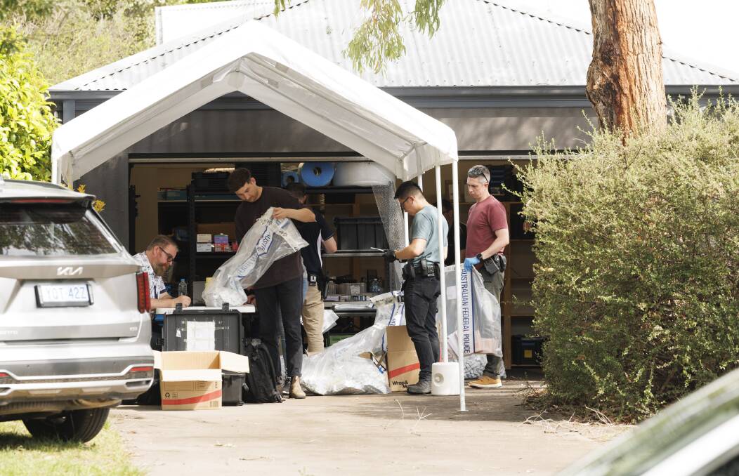 ACT Policing last week raided a home in O'Connor, where they claim to have seized drugs from the territory's largest illegal prescription drug distribution operation. Picture by Keegan Carroll