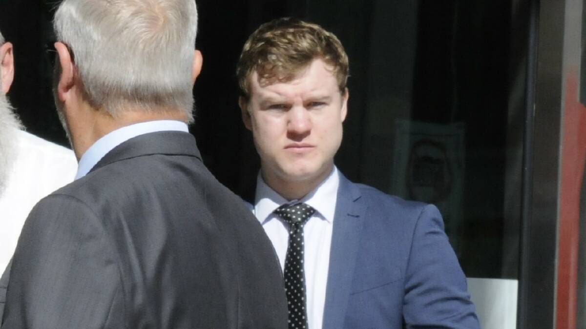 Liam Jones leaves court on a previous occasion. Picture by Tim Piccione 
