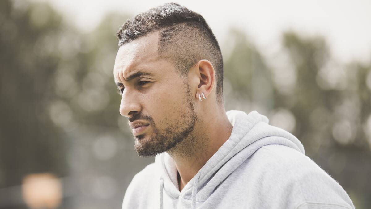 Tennis star Nick Kyrgios, who is a born and bred Canberran. Picture by Jamila Toderas