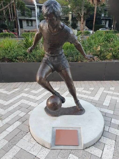 Football legend's family furious at FIFA World Cup statue cover-up