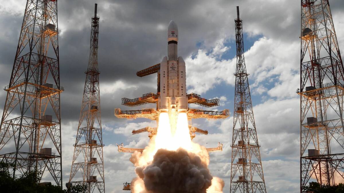 The mission launched on July 14, 2023. Picture by the ISRO