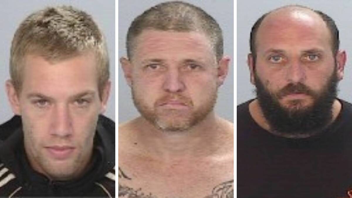 Marcus Jessop, Matthew Anoleck and John Singh (left to right). Picture via Monaro Police District