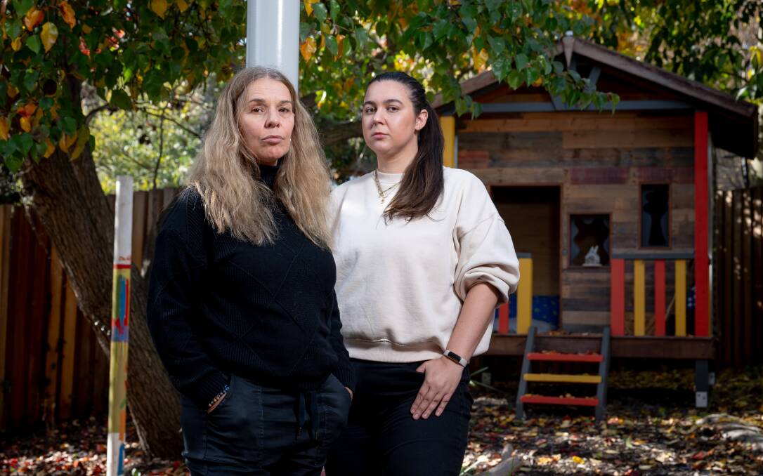 Angie Piubello, left, and Remi King are specialist domestic violence and child support workers at Beryl women's shelter. Picture by Elesa Kurtz
