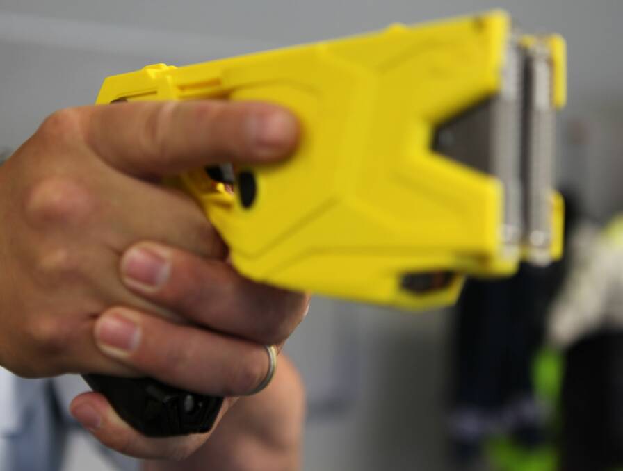 A Taser used by police officers in the ACT. Picture supplied by ACT Policing