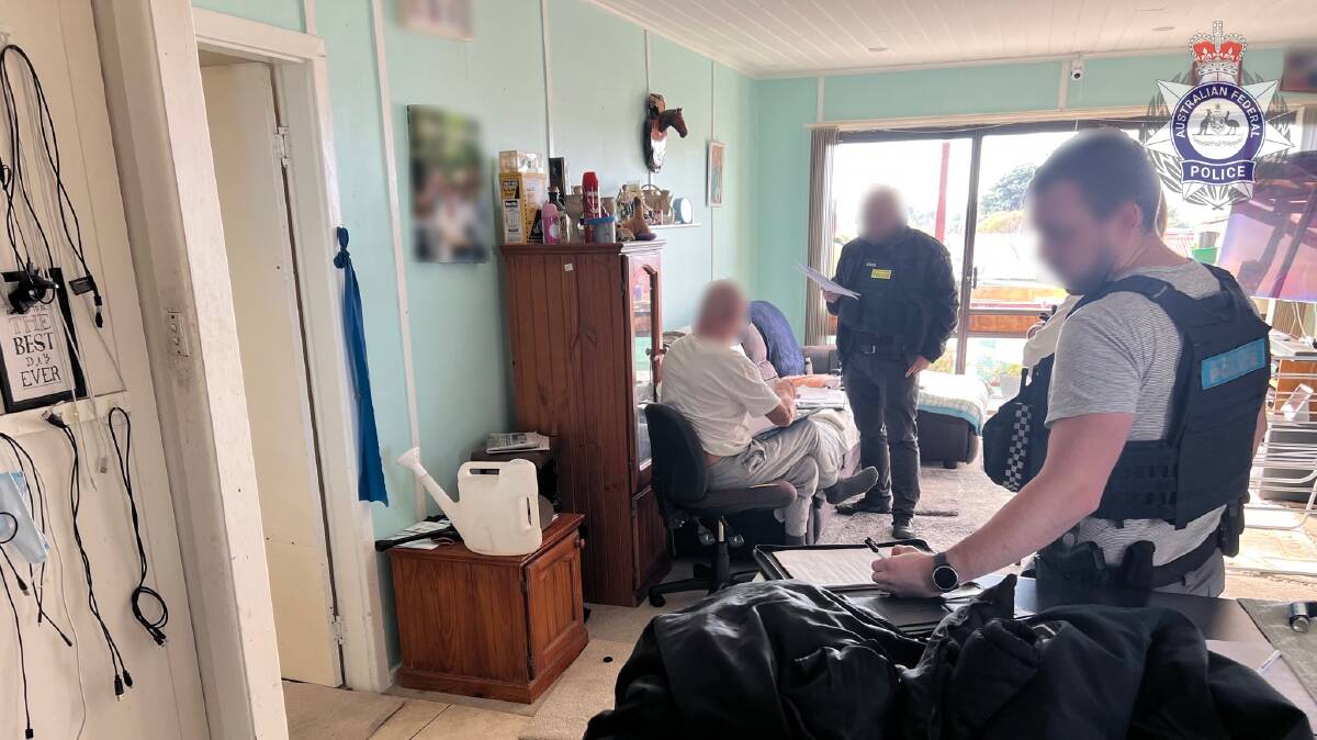The Australian Federal Police arrested 69-year-old John Benedict Brooks in his Cooma home and have charged him with child abuse offences. Picture supplied