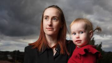 Melissa Mann, pictured with her 18-month-old daughter Charlotte, is one of several mums in the ACT region who are taking matters into their own hands and seeking recommendations for lactation consultants. Picture by Sitthixay Ditthavong