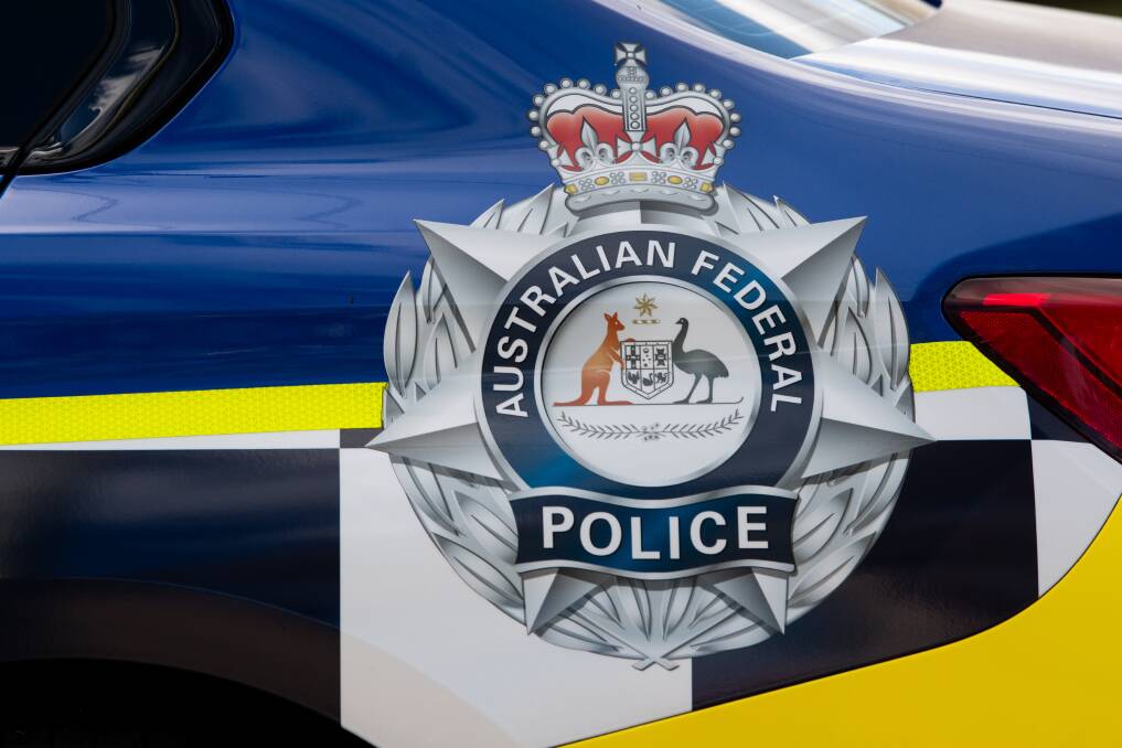 Pictured here, the side of an ACT Policing car depicting the organisation's logo. Picture by Elesa Kurtz
