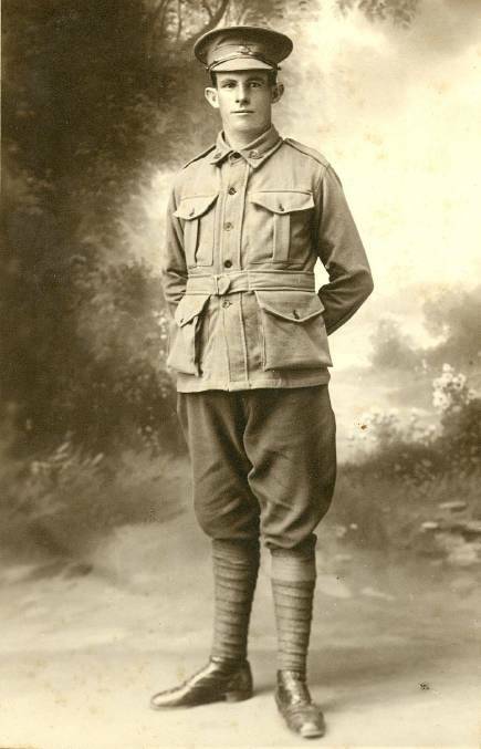 Ted Street was 24 years old when he enlisted in June 1916. After fighting in France and being injured several times, he returned to Australia in July 1919. Picture Illawarra Mercury