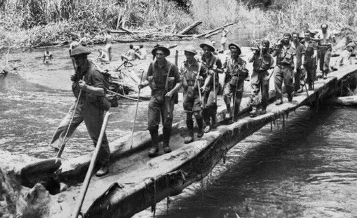 Historic image of the Kokoda Track. Picture supplied. 