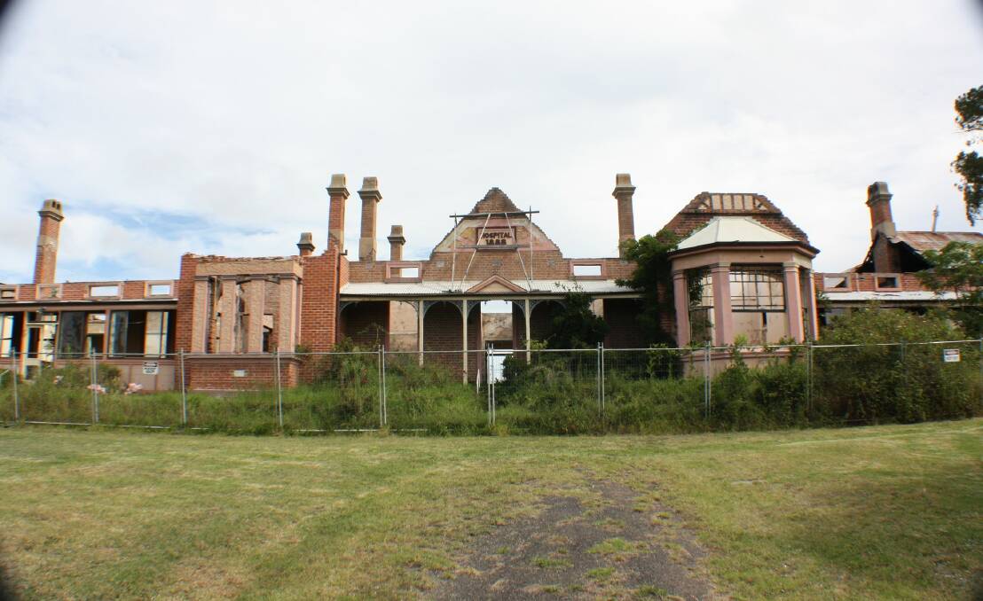 Friends of the Old Bega Hospital will share an important announcement regarding the hospital on Saturday, April 29 - 19 years on from when the main building was severley damaged by a fire. Picture on file. 