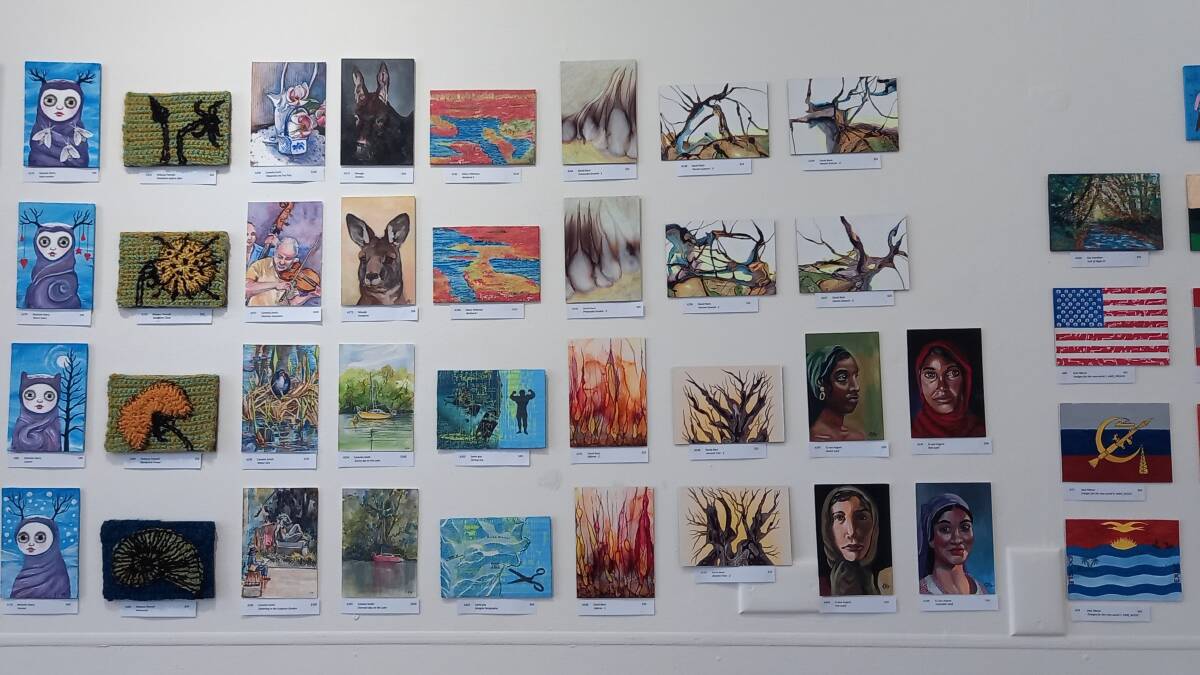 Postcards will be displayed at Spiral Gallery in Bega throughout June and July. Image via Spiral Gallery Bega