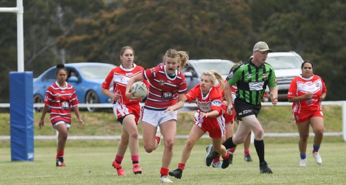 Former Bega Rooster Alanna Dummett has been selected in the 2023 NRLW Raider's side as a development player. Picture supplied. 