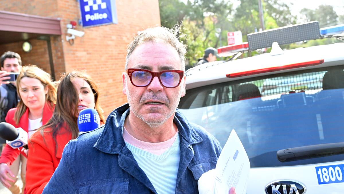 Former TV host Andrew OKeefe leaves Waverley Police Station after being granted bail in Sydney on July 29, 2024. Picture AAP Image/Mick Tsikas
