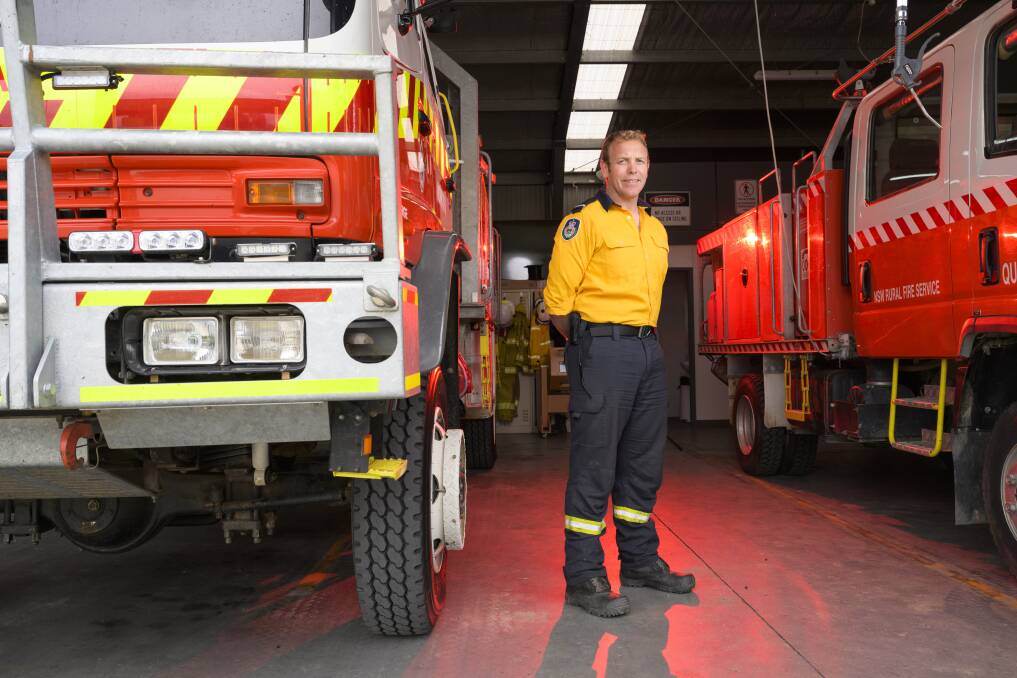 Queanbeyan Rural Fire Service deputy captain Nick Hornbuckle said his brigade had significant upgrades since the 2019/2020 bushfire season. Picture by Keegan Carroll