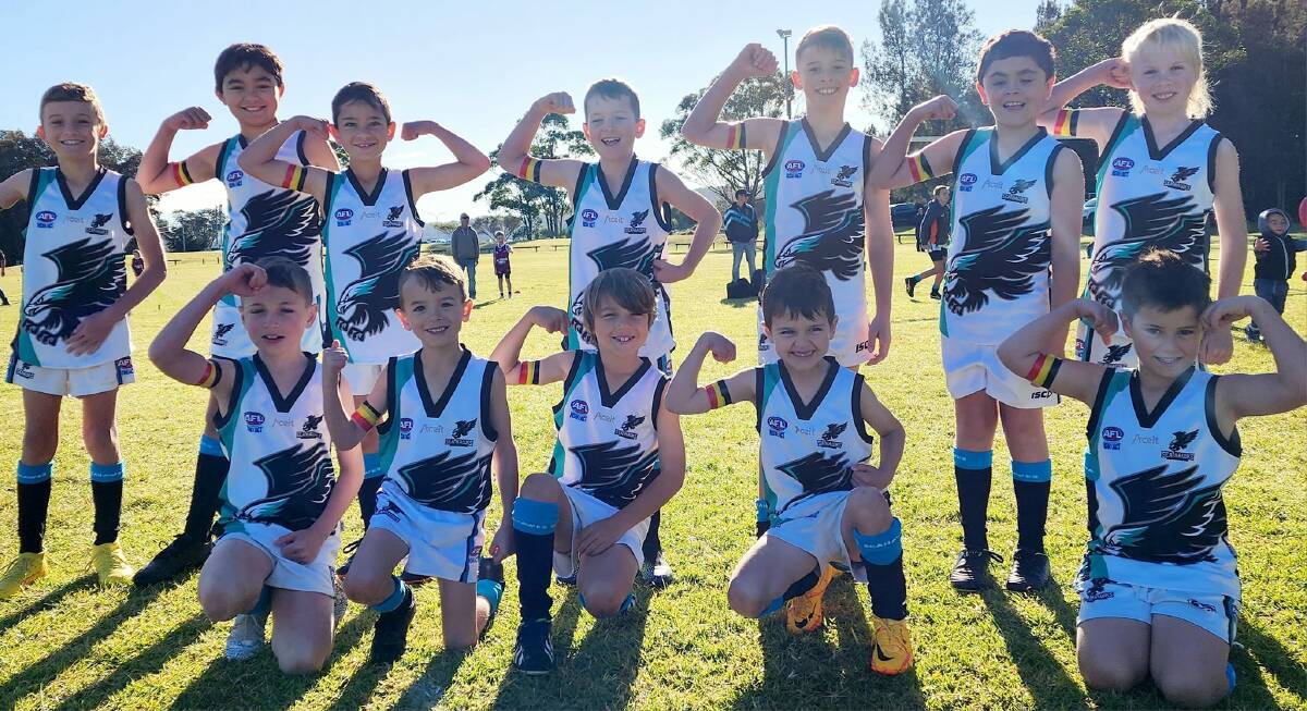 Seahawks under 9s team (top row from left) Blair, Noah, Lebron, Leo, Nate, Jakryn, Logan. Bottom row from left is Levi, Jake, Ben, Aston and Eli. Picture supplied