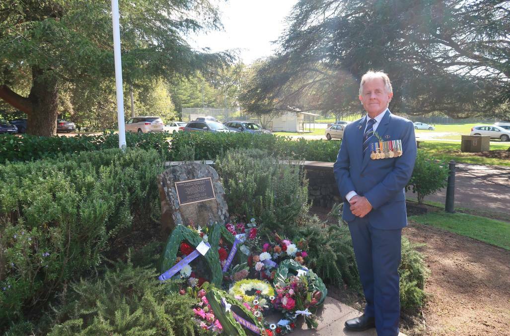 Mr McCarthy's walk will conclude at the Vietnam Veteran Memorial in Bowral on September 24. Picture by Briannah Devlin