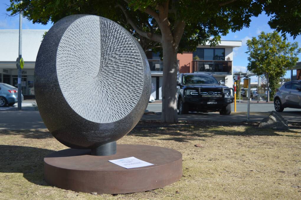 'Portmanteau' by Senden Blackwood won the overall award at the Sculpture for Clyde exhibition.
