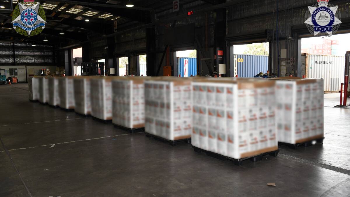 Six tonnes of liquid crystal methamphetamine was bound for Australia. Picture by Australian Federal Police