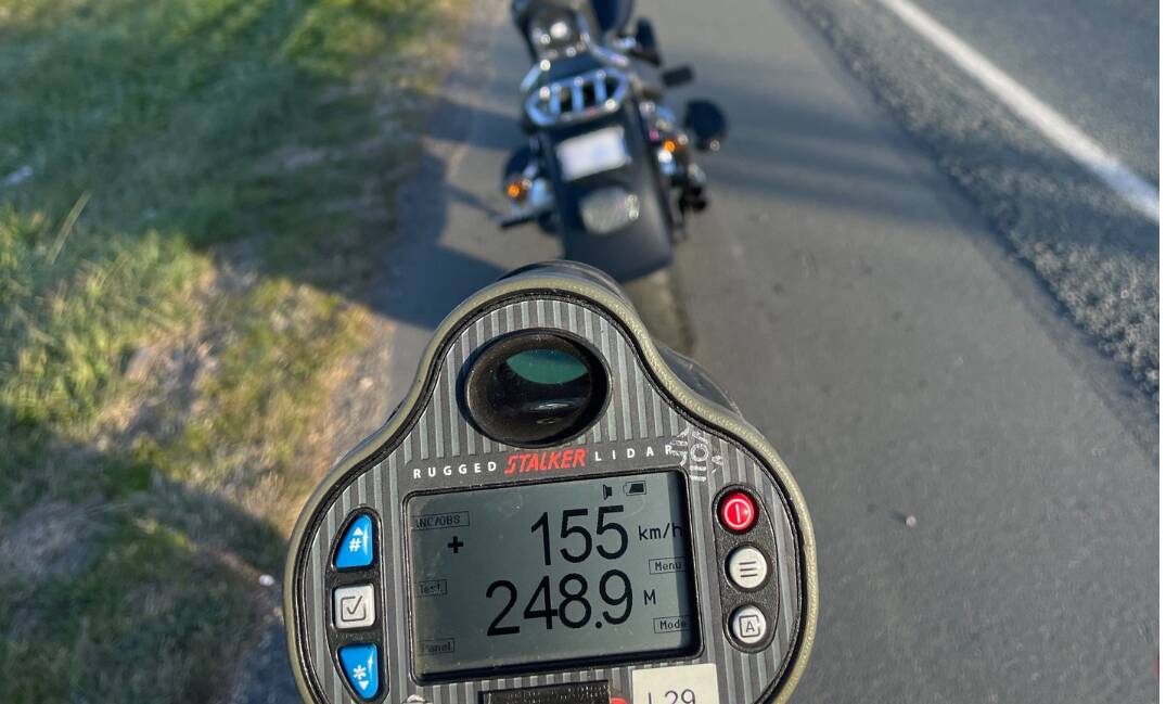 He allegedly said he 'couldn't see how that could be right' when presented the speed. Picture supplied