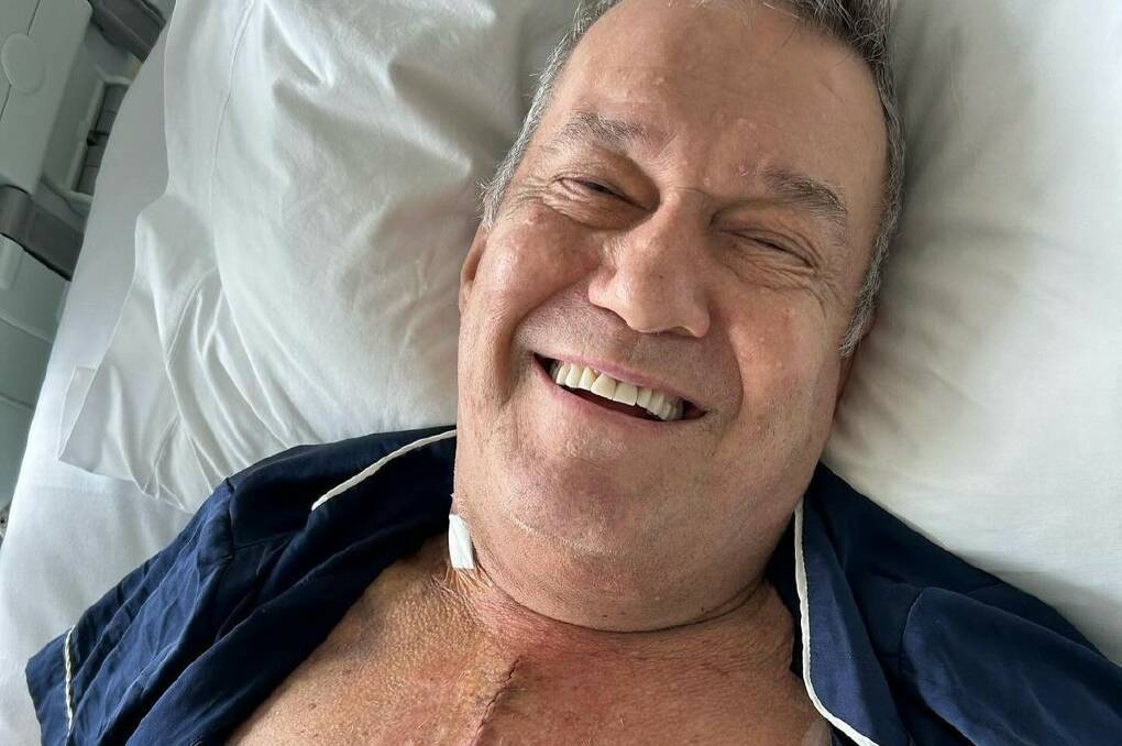 Jimmy Barnes' wife Jane has shared a photo of her husband's post-surgery scarring. Source: Instagram