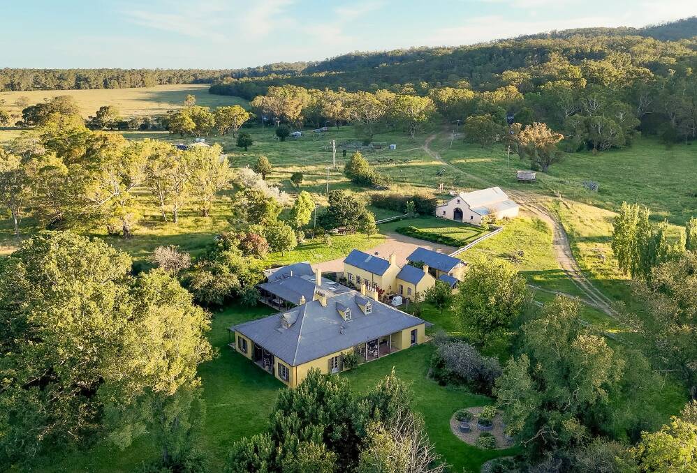 View of Manar Homestead in Braidwood from above. Picture supplied 
