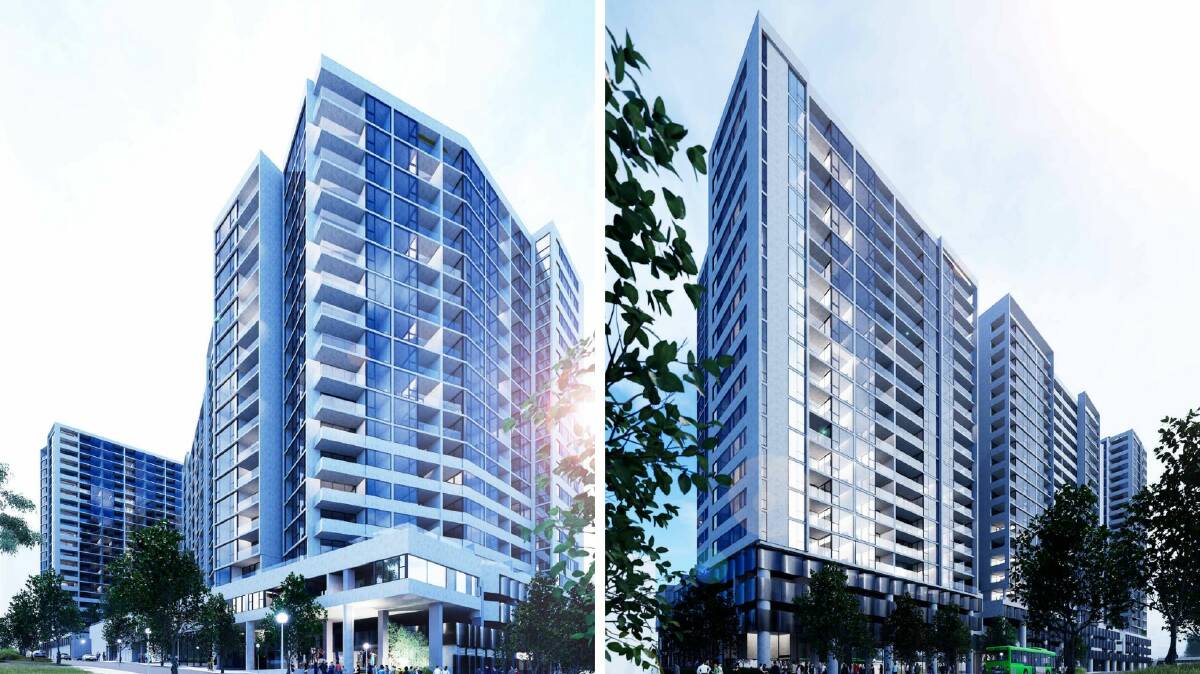 Two renders of the proposed development. Pictures supplied
