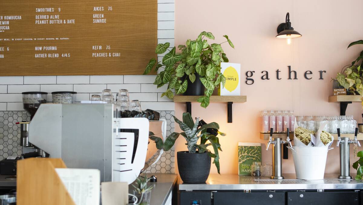 Inside Gather cafe in Civic. Picture by Jamila Toderas