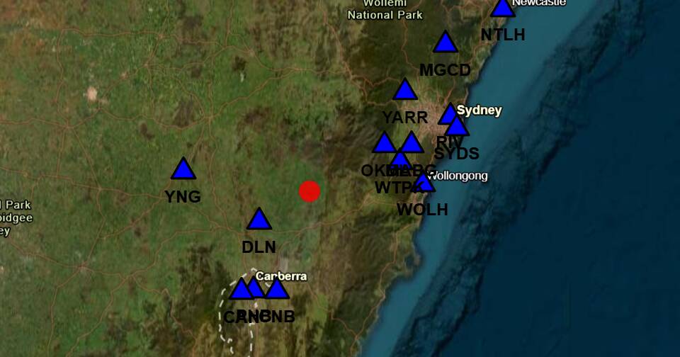 Didn't you feel it?  Early morning earthquake hits North Goulburn – Canberra Times