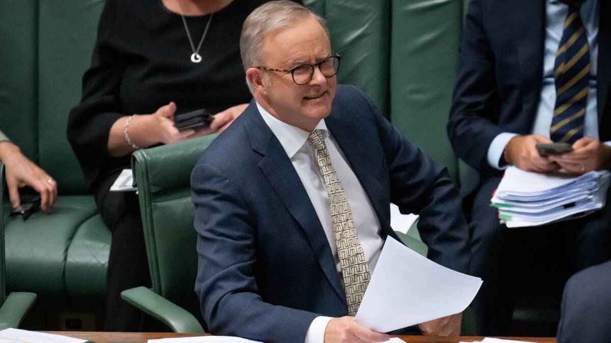 A 'contact the PM' form on Prime Minister Anthony Albanese's website attracts more than 2800 pieces of correspondence per week. Picture by Elesa Kurtz