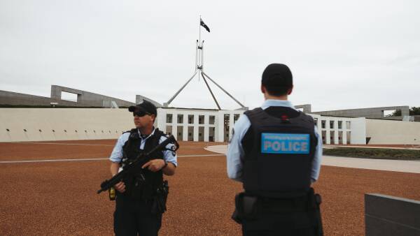 AFP responds to security incident in Parliament House during Assange visit