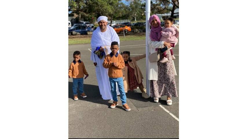 Ammar and his wife Zeinab Osman have four children: Salih, eight; Asya, six; Osman, four; and Sawsan, two. Picture supplied 